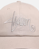 SDOUBLE Shawn Script Strapback Cap - Unbleached