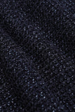 JAMES HARPER JHK72 1/4 Zip Fleck Knitwear - Navy