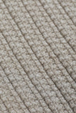 JAMES HARPER JHK68 Chunky Rib Knit Crew Jumper- Natural