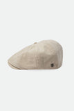 BRIXTON BROOD LIGHTWEIGHT NEWSBOY CAP - Whitecap