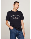 TOMMY HILFIGER MW0MW36454_DW5 NAUTICAL ARCH TEE - Desert Sky