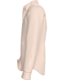 TOMMY HILFIGER MW0MW34573_0FA CLASSIC POPLIN STRIPE LS SHIRT - Ivory/Desert Sky