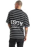KISS CHACEY Lorenzo Heavy Oversized Tee - Black/White