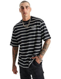 KISS CHACEY Lorenzo Heavy Oversized Tee - Black/White