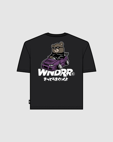 WNDRR Slammed Box Fit Tee - Black