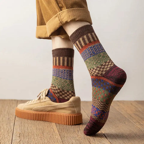 E-Male Woollen Knit Socks
