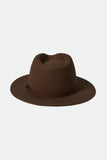BRIXTON MESSER PACKABLE FEDORA - Dark Earth