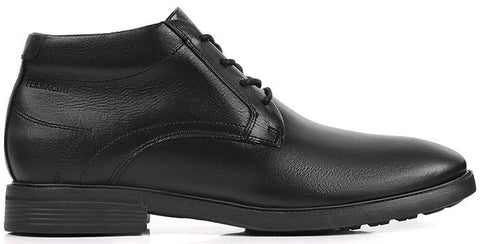 Ferracini Ember Lace & Single Zip Leather Boot - Black