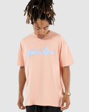 WNDRR INFLUX BOX FIT TEE - PEACH