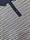 Back Bay G280111 Pima Cotton Jacquard Polo - Navy