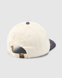 RUSTY Orbit Cord Six Panel Cap - Coal