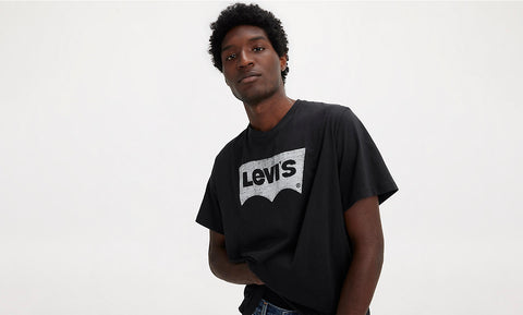 LEVI'S® 22491-1461 CLASSIC GRAPHIC T-SHIRT - Warped BW Caviar