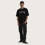 KISS CHASEY Obelisk Box Fit Tee - Jet Black