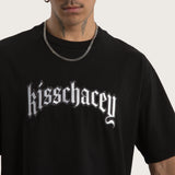 KISS CHASEY Obelisk Box Fit Tee - Jet Black