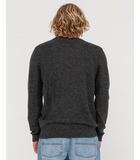 Rusty Skyliner Crew Neck Knit - Black Marble