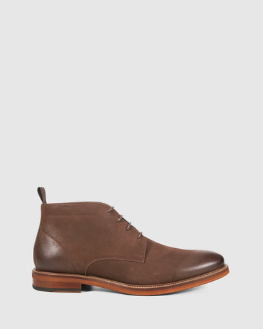 JULIUS MARLOW Uphold Boot - Coffee Tumble Nubuck