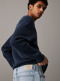 CALVIN KLEIN 40EM718 90s Straight Jeans - Marbled Beacon