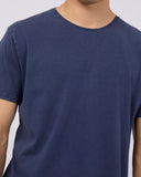 SILENT THEORY 40X0150 TAIL TEE - Navy