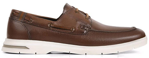 FERRACINI Morgani Lace Up Loafer - Firenze Conhaque