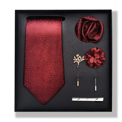 E-MALE 5 Piece Boxed Tie Set