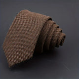 E-Male 6cm Cotton Plaid Ties