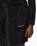 CALVIN KLEIN Plush Robe NP2323O_UB1 - Black
