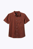 BRIXTON CHARTER 01393 SOL WASH S/S WOVEN SHIRT