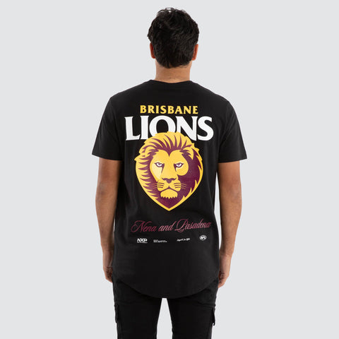 NXP x AFL Brisbane Lions Prime Tee - Jet Black