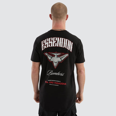 NXP x AFL Essendon Legend Tee - Jet Black