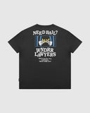 WNDRR Bail Box Fit Tee- Faded Black
