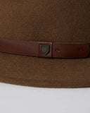 Brixton Messer II Fedora - Dark Tan