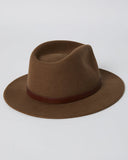 Brixton Messer II Fedora - Dark Tan
