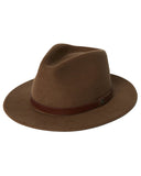 Brixton Messer II Fedora - Dark Tan