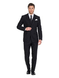 FERRARI FORMALWEAR CANNES BLACK DINNER HIRE SUIT