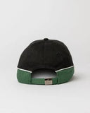 RUSTY Double Dip Panel Dad Cap - Black
