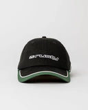 RUSTY Double Dip Panel Dad Cap - Black