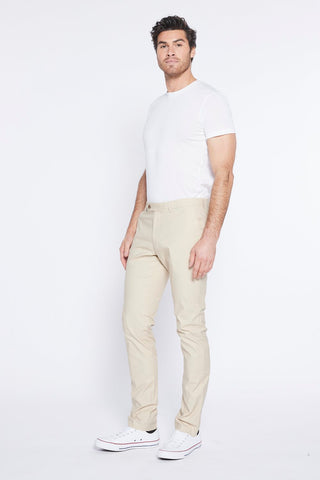 Nobleman Ella Slim Stretch Chino - Stone
