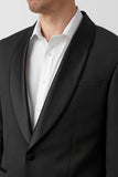 UBERSTONE Finnick 8002 Shawl Dinner Jacket - Black