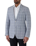 CAMBRIDGE Hawthorn FCQ362 Linen Jacket - Light Blue