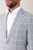 CAMBRIDGE Hawthorn FCQ362 Linen Jacket - Light Blue