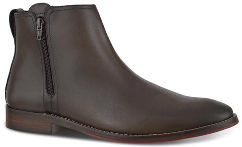 FERRACINI Ibrahim Zip Up Leather Boot - Lux Tabaco