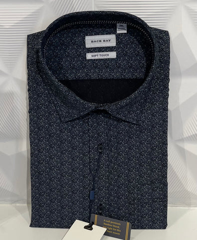 BACK BAY G480208 Bamboo Soft Touch S/S Shirt - Black