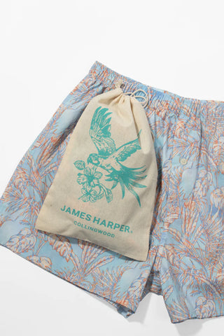 JAMES HARPER JHBX71 Boxer Short - Tropical Blue