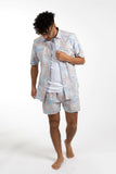 JAMES HARPER JHBX71 Boxer Short - Tropical Blue