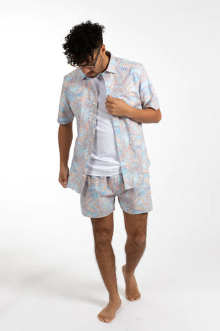 JAMES HARPER JHBX71 Boxer Short - Tropical Blue