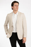 James Harper JHJ97 Linen Blazer - Natural