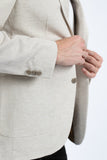 James Harper JHJ97 Linen Blazer - Natural