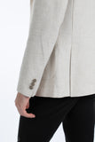 James Harper JHJ97 Linen Blazer - Natural