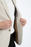 James Harper JHJ97 Linen Blazer - Natural
