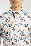 JAMES HARPER JHS477 ACORN COTTON POPLIN SHIRT - Navy